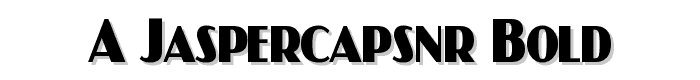 a_JasperCapsNr Bold font